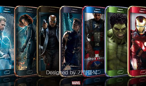 Samsung Galaxy S6 Edge Edición Limitada Los Vengadores.