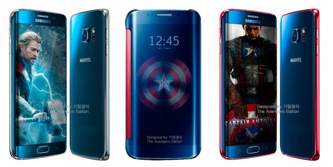 Samsung Galaxy S6 Edge Edición Limitada Los Vengadores.