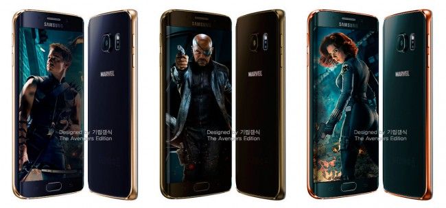 Samsung Galaxy S6 Edge Edición Limitada Los Vengadores.