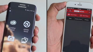 Galaxy S6 Edge vs iPhone 6.