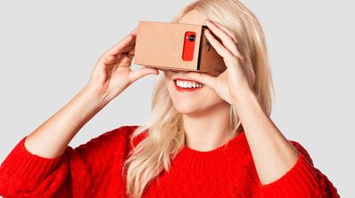 Google Cardboard.
