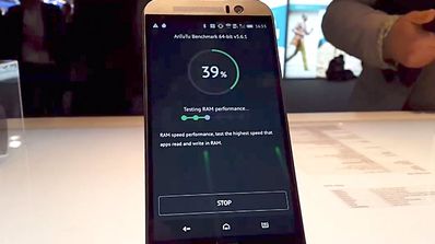 Benchmark con AnTuTu para el HTC One M9.