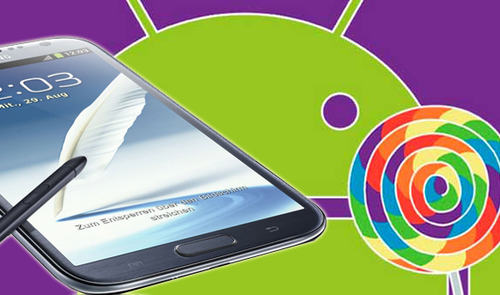samsung galaxy note 2 lollipop