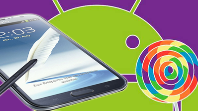 samsung galaxy note 2 lollipop