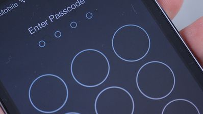 Código de seguridad de iPhone.