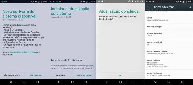 android 5.1 moto x