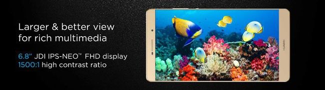 Pantalla del Huawei P8 Max