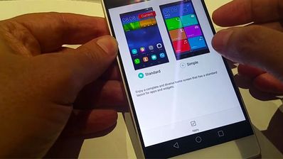 Interfaz grafica del Huawei P8