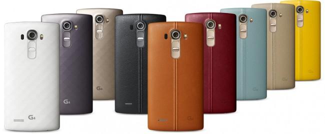 LG G4 en diferentes colores