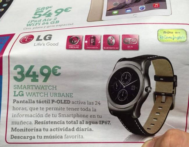 LG Watch urbane spain