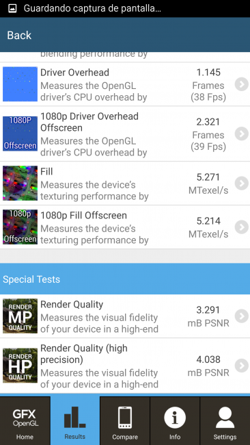 Más resultados de GFXBench del Samsung Galaxy S6 Edge