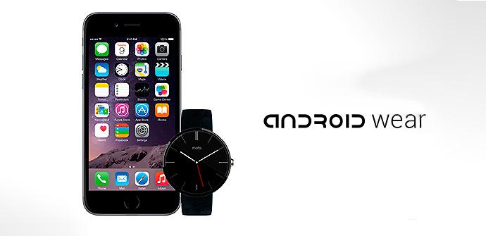 Android Wear compatible con iPhone.