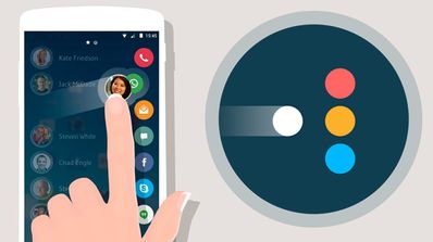 Drupe para Android.
