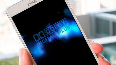 Dolby Digital Plus en el Galaxy Note 4.