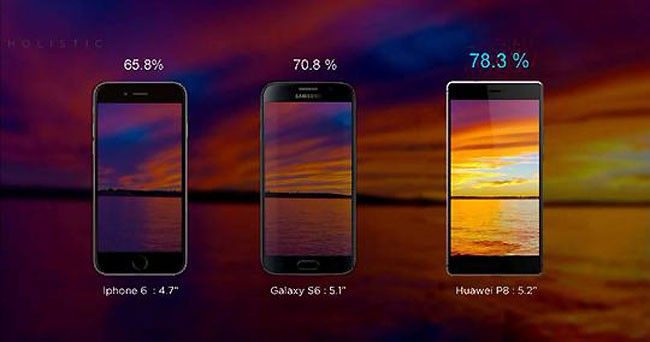 Pantalla del Huawei P8