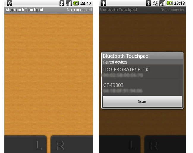 raton inalambrico android