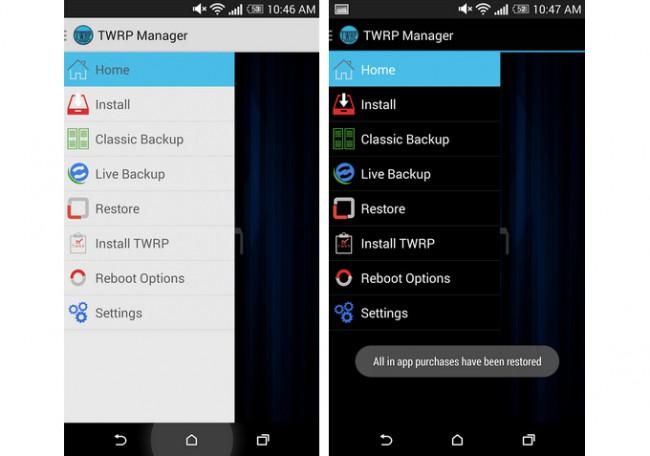 TWRP recovery.