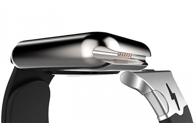 Puerto oculto del Apple Watch