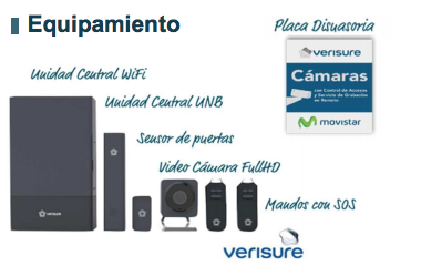 equipamiento movistar verisure hogar