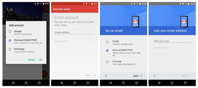 Cambios en Gmail para Android