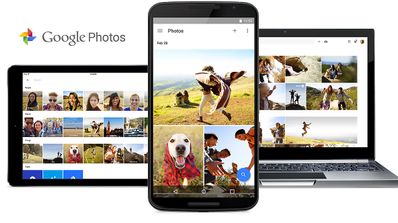 Interfaz de Google Photos