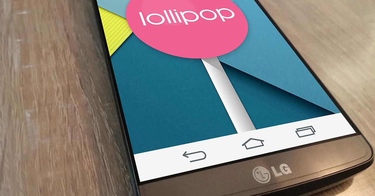 LG G3 con Android 5.0 Lollipop