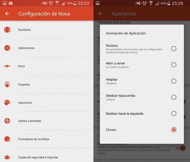 Cambios en Nova Launcher 4.0