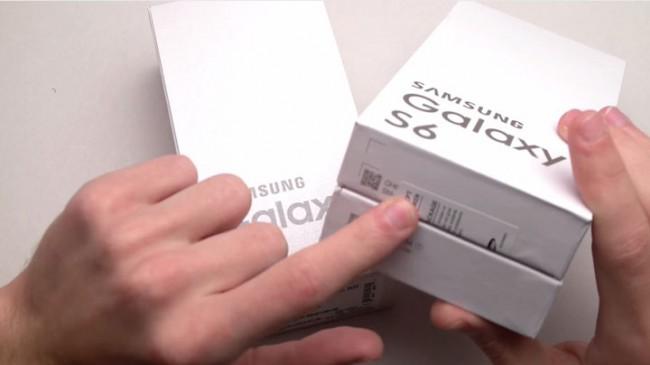 Caja del Samsung Galaxy S6