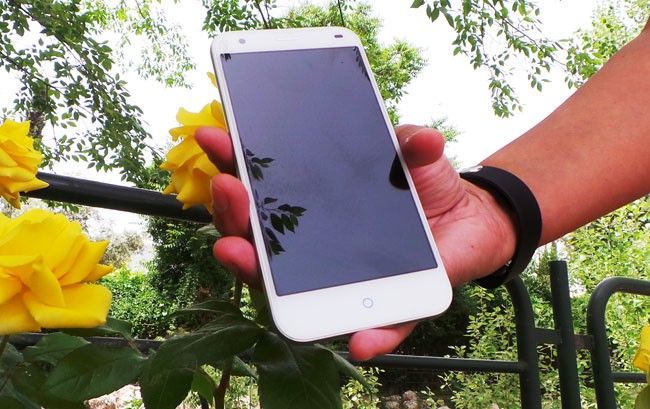 ZTE Blade en exterior