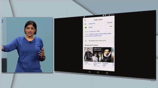 Android M Google Now y Now in Tap.