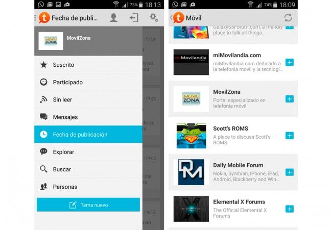 Foros de Movilzona con TapaTalk.