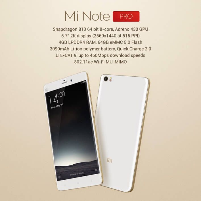 xiaomi mi note pro10