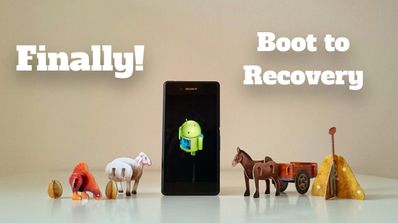 Xperia boot on recovery.