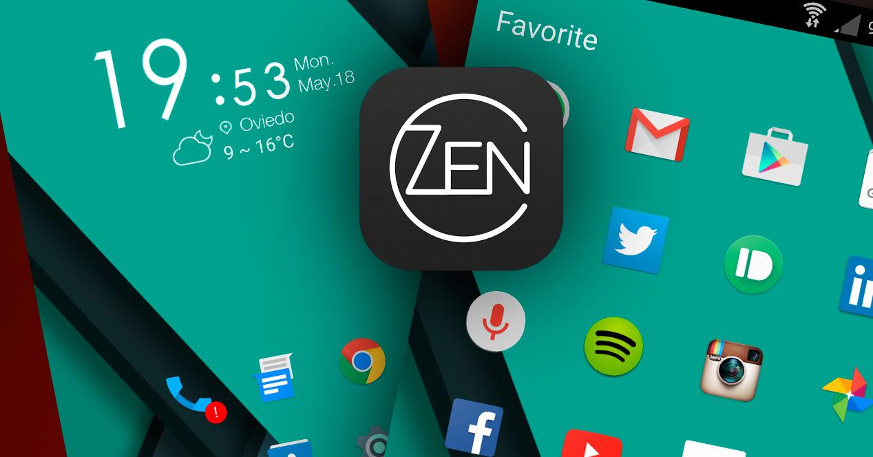 Zen Launcher para Android.