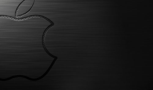 Logotipo de Apple en gris