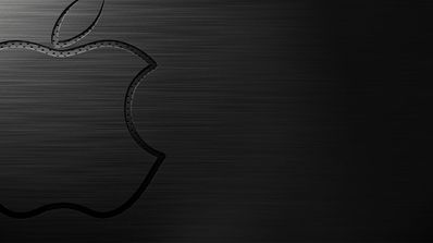 Logotipo de Apple en gris