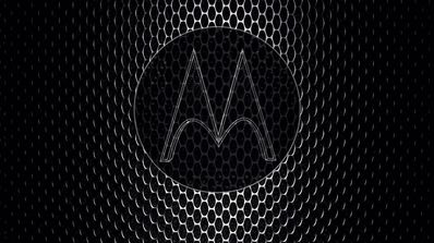 Logotipo metálico de Motorola