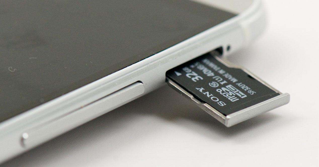 Slot para tarjetas microSD