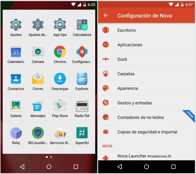 Launcher de Motorola Moto G con ROM Moto One