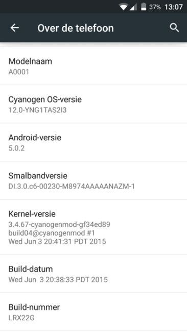 Firmware OnePlus One