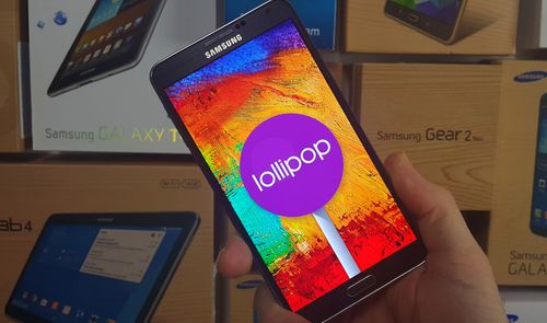 Samsung Galaxy Note 3 con Lollipop