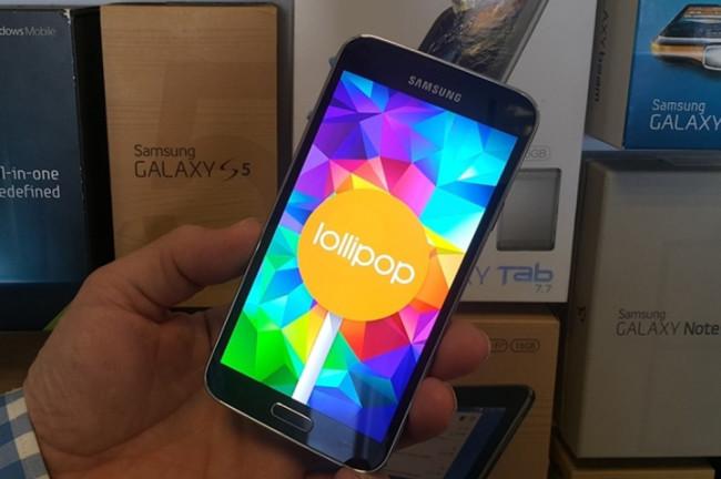 Samsung Galaxy S5 actualizado con ANdroid Lollipop