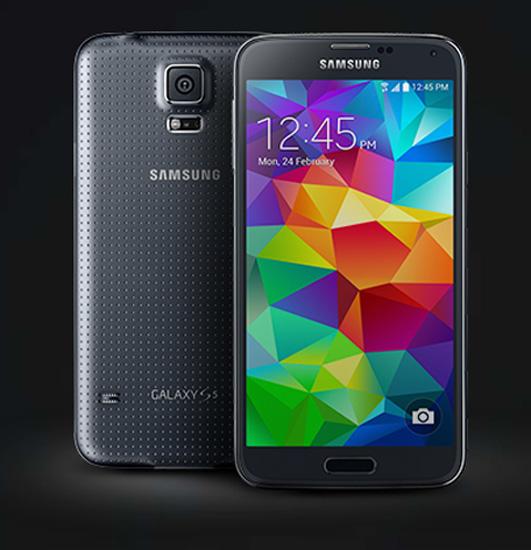 Samsung Galaxy S5 de color negro