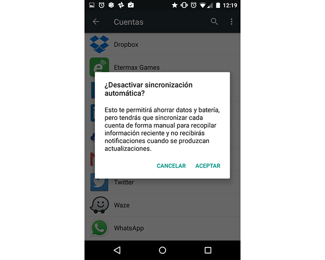 consumo de datos