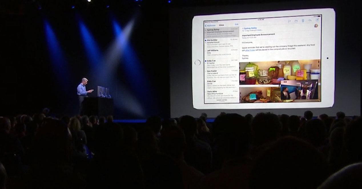 Multitarea para iPad en iOS 9