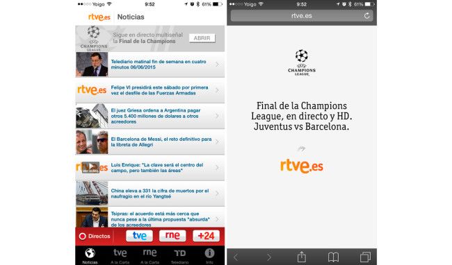 Final de la Champions Barça - Juve.