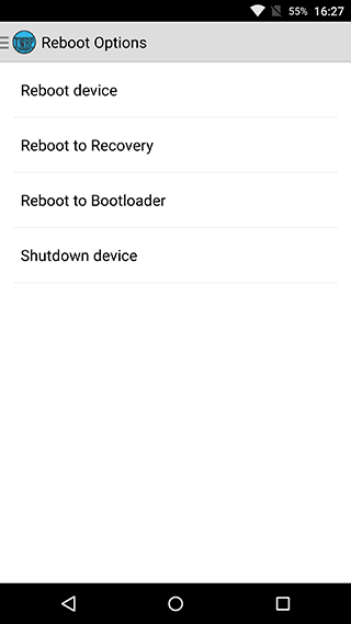 Reboot TWRP Manager
