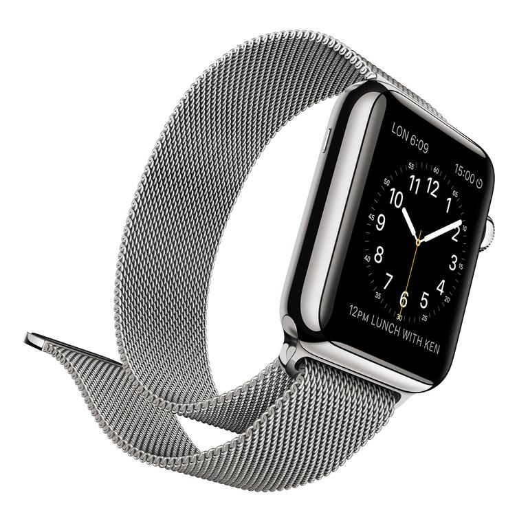 Apple Watch con correa metálica
