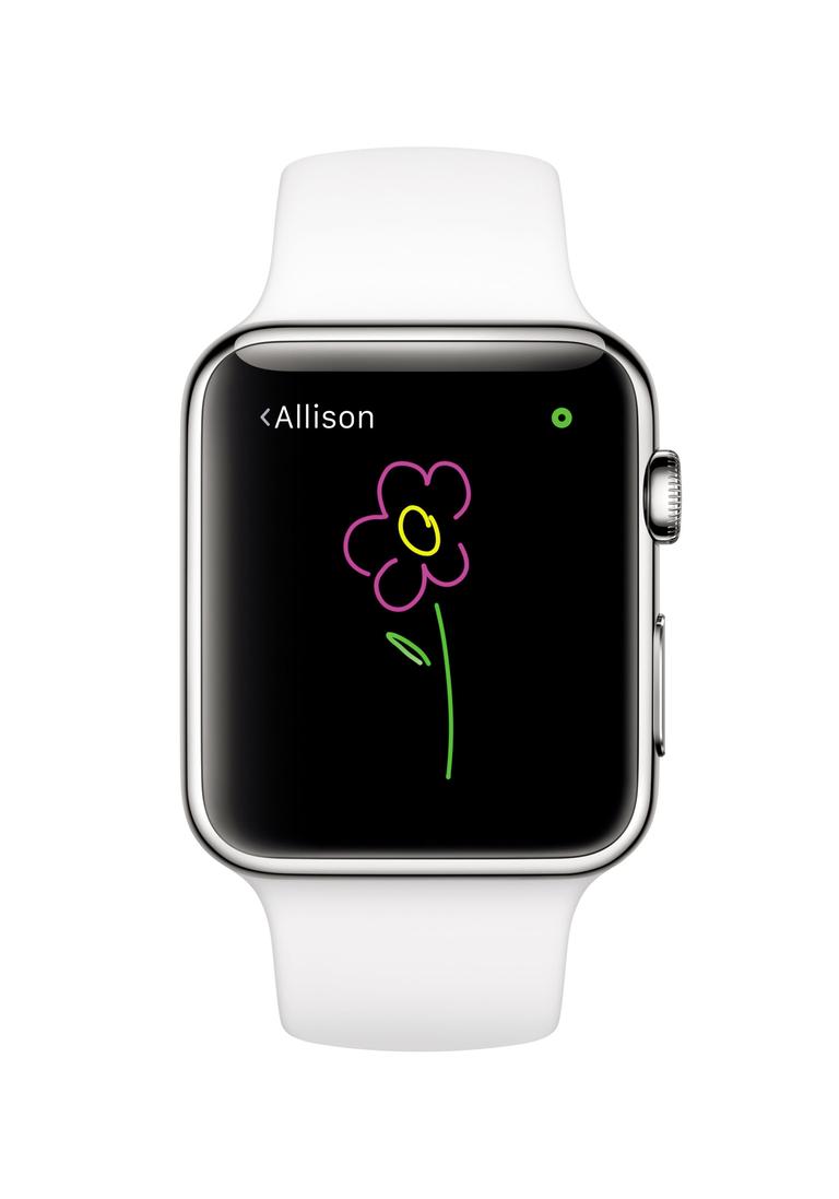 Apple Watch con correa blanca