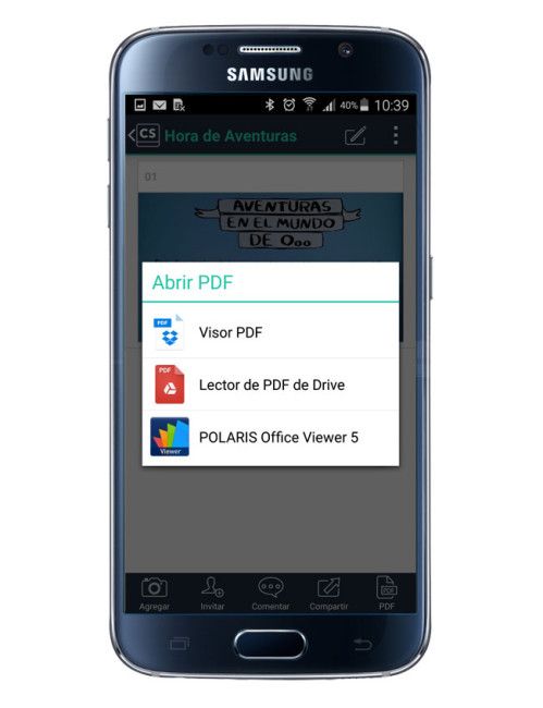 Visores PDF compatibles con CamScanner